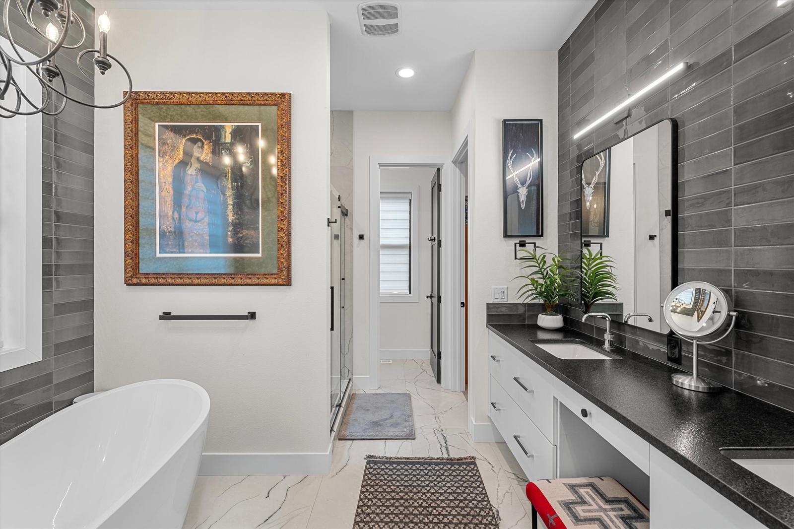 Primary bath vanity